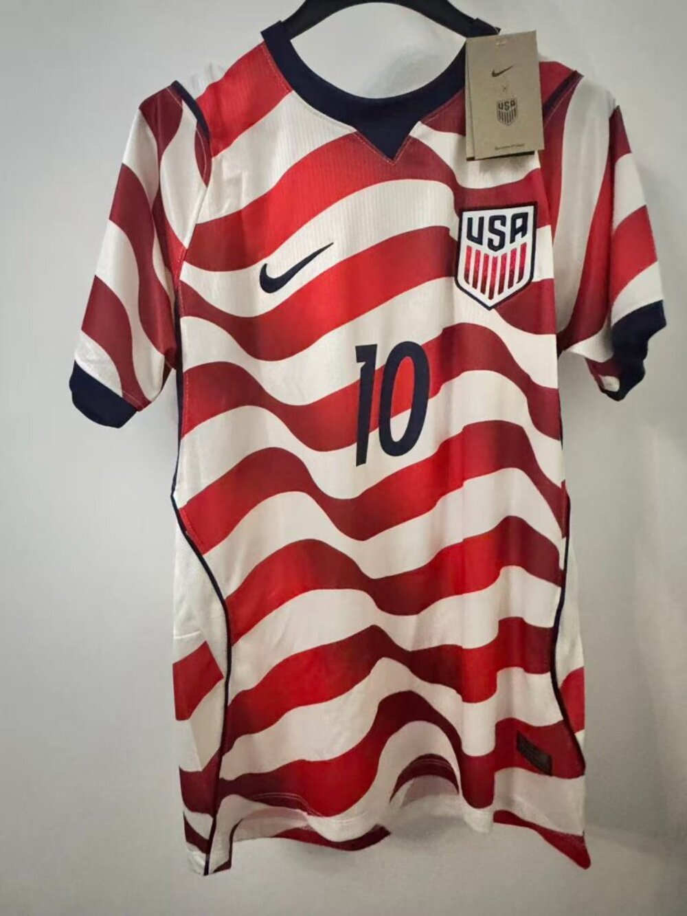 Christian Pulisic #10 Nike USA Soccer Jersey - Home Striped Men's Sizes NWT
